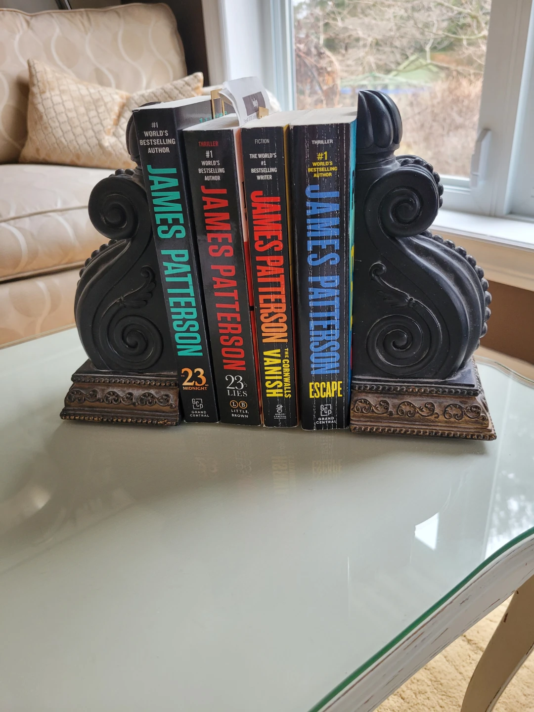 Set of 2 Vintage Black Decorative Bookends - photo 2
