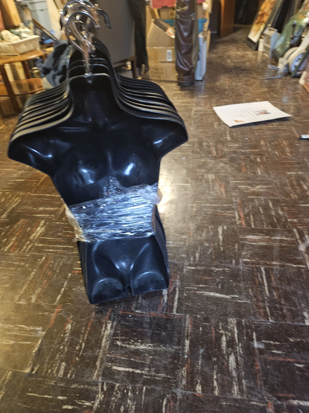 Black Plastic Mannequin Torso Display Forms - Set of 10 - photo 4