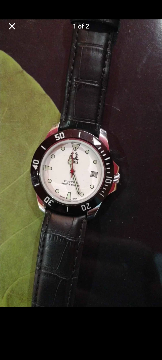 Lotus Titus Men's Swiss Made 17 Jewels Shockproof Watch