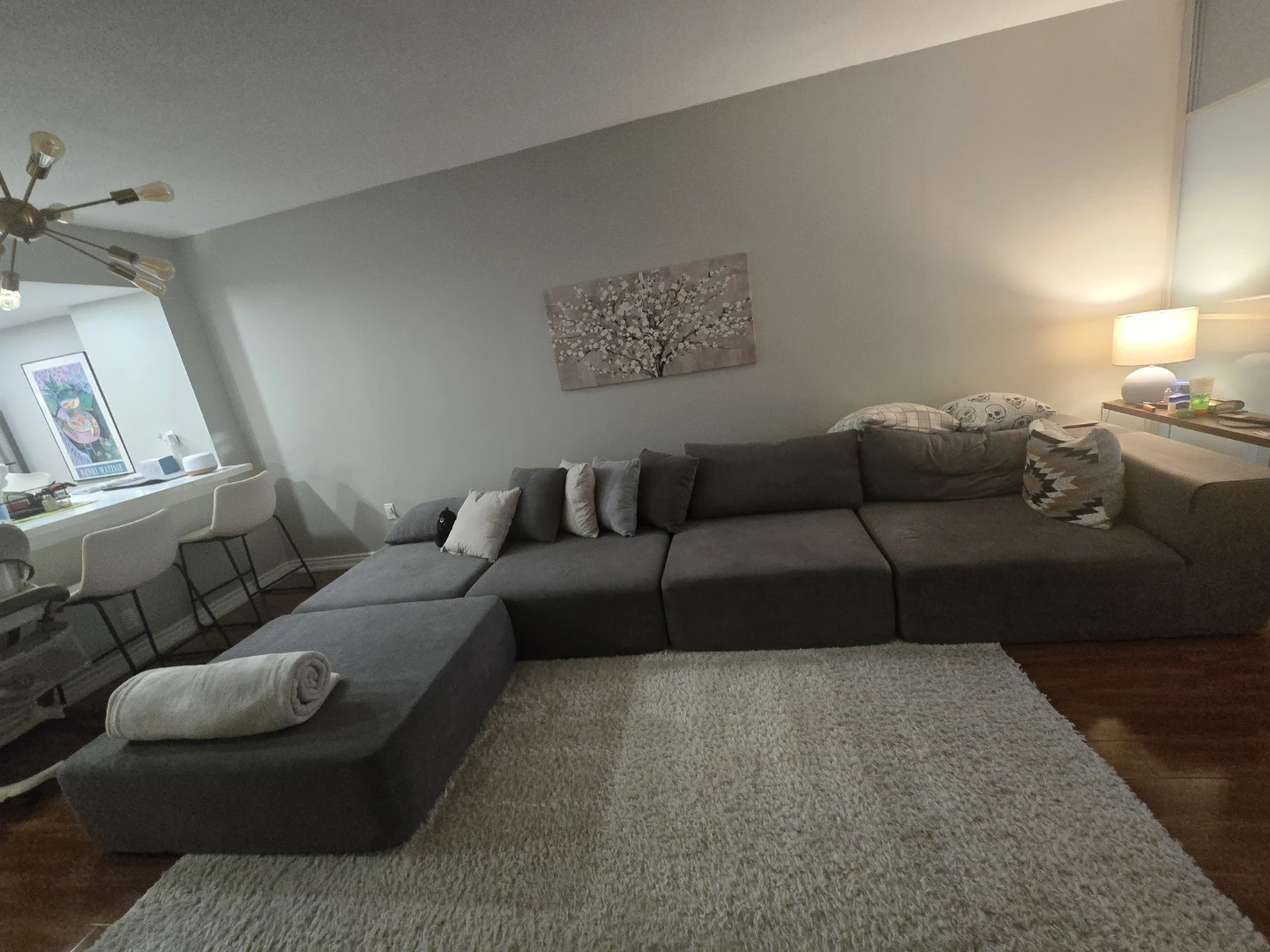 Grey Sectional Sofa - photo 2