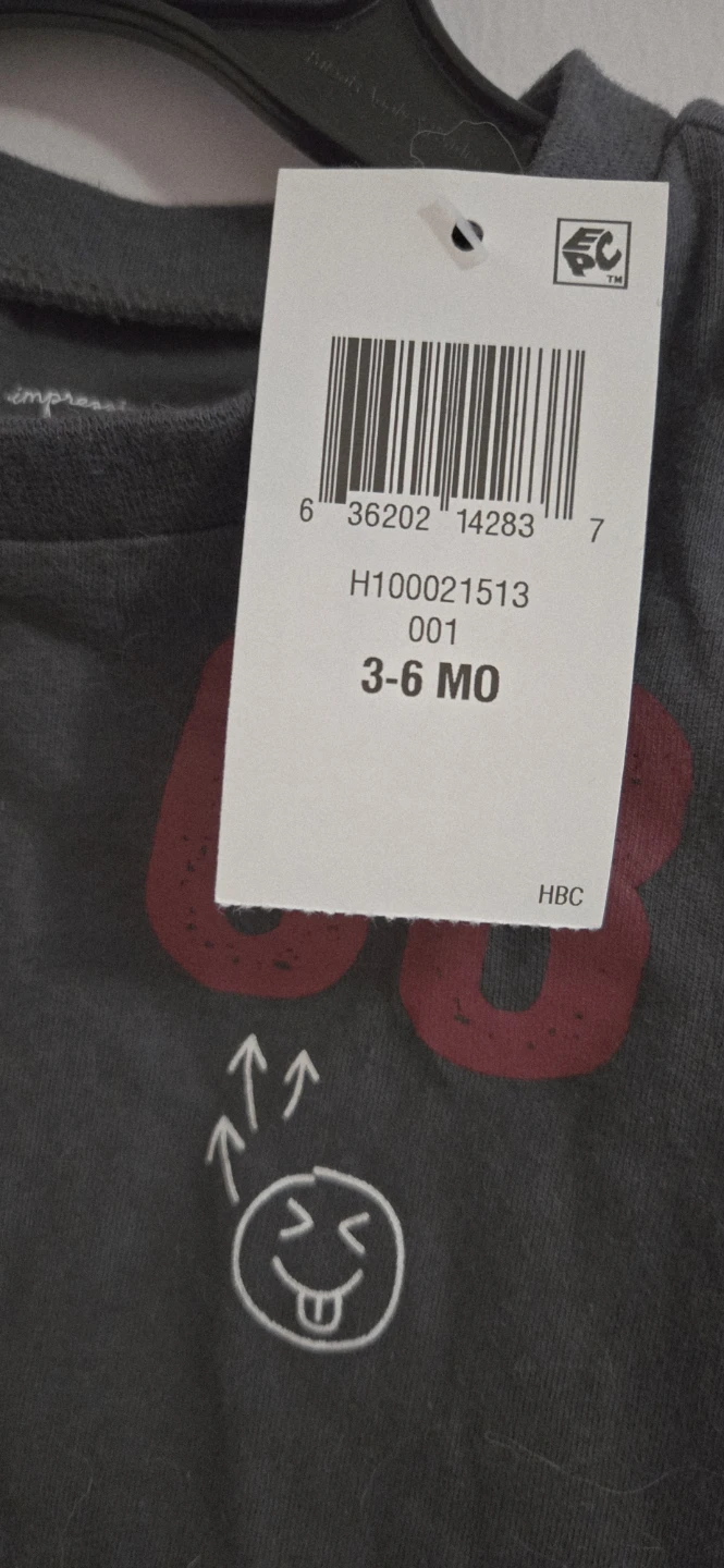New! First Impressions Baby Boys' Long Sleeve Shirt 3-6M - photo 2