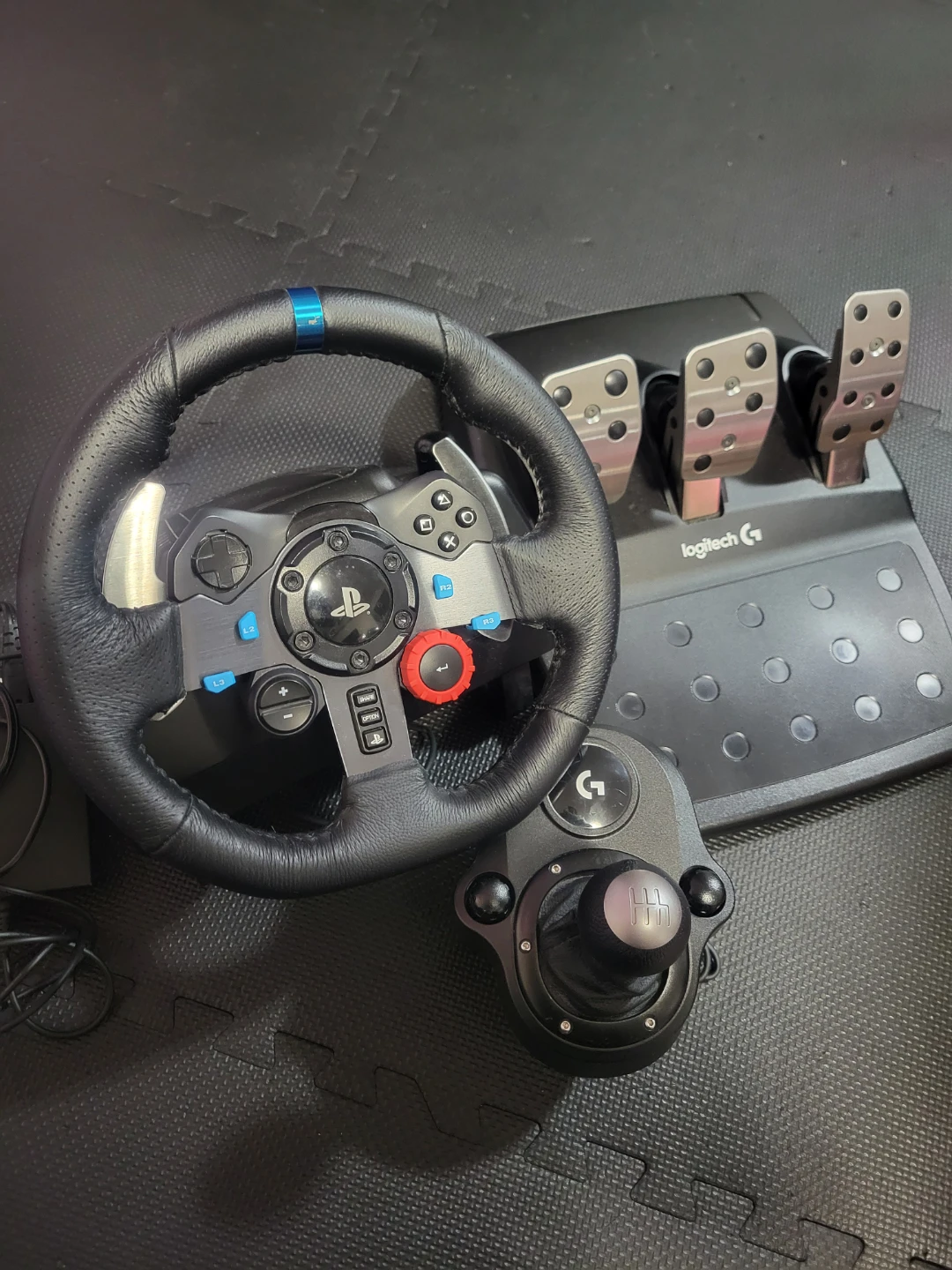 Logitech G29 Racing Wheel, Pedals, and Shifter
