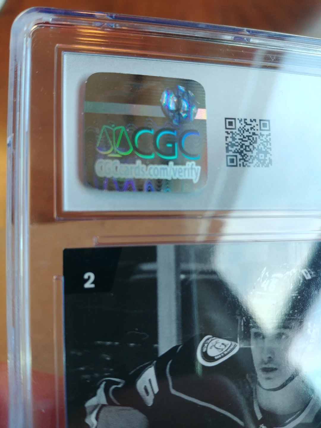 Trevor Zegras RC Rookie UD CGC 9 Mint - photo 3
