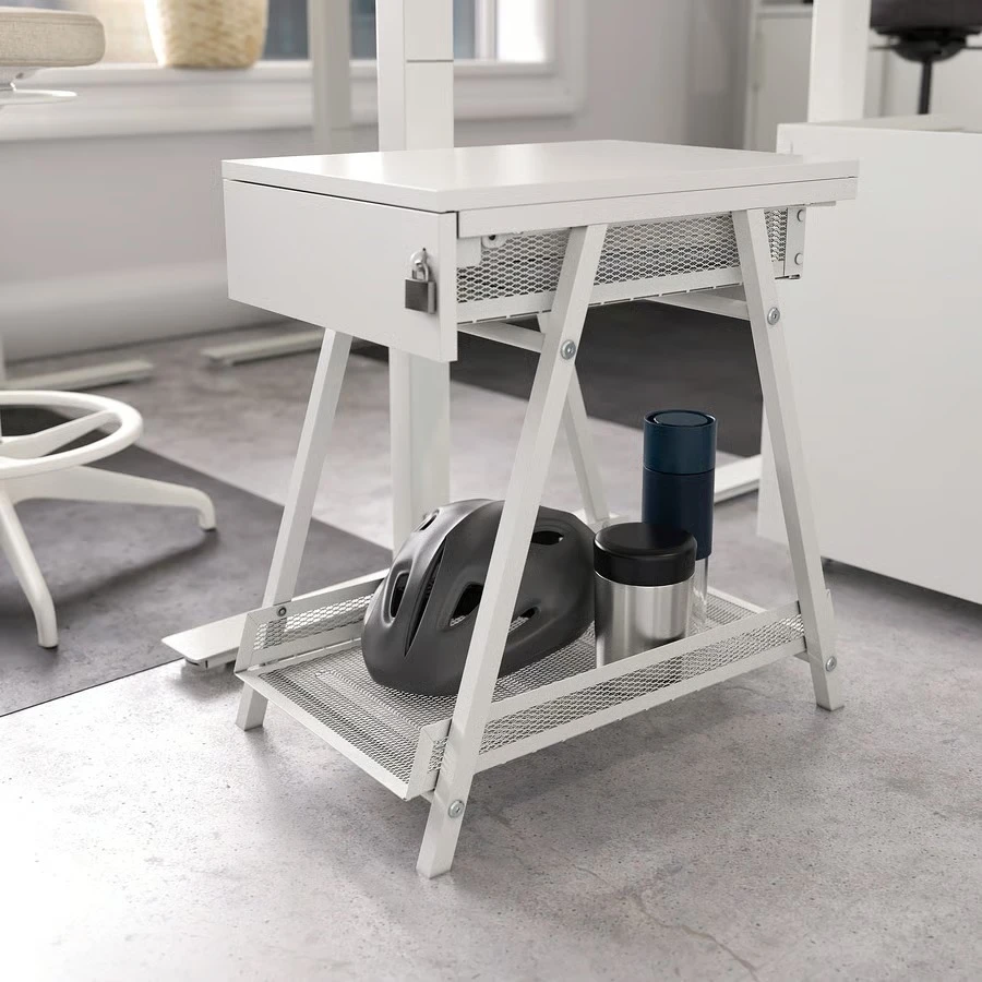 FREE White Side Table with Drawer - photo 3