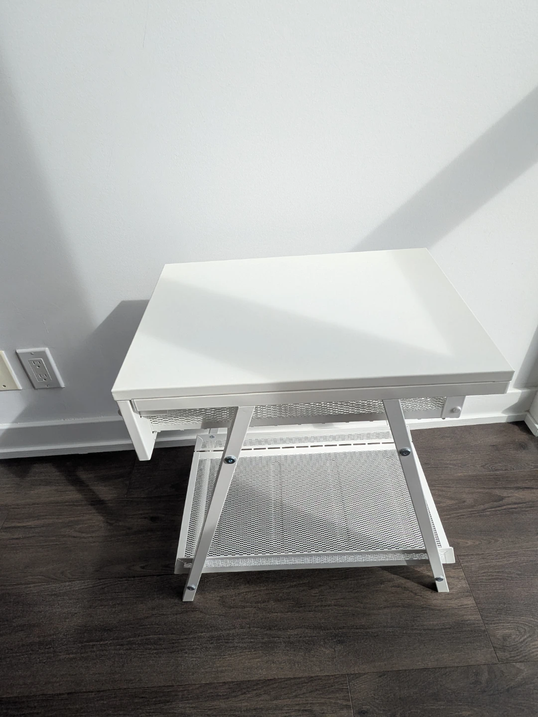 FREE White Side Table with Drawer - photo 5
