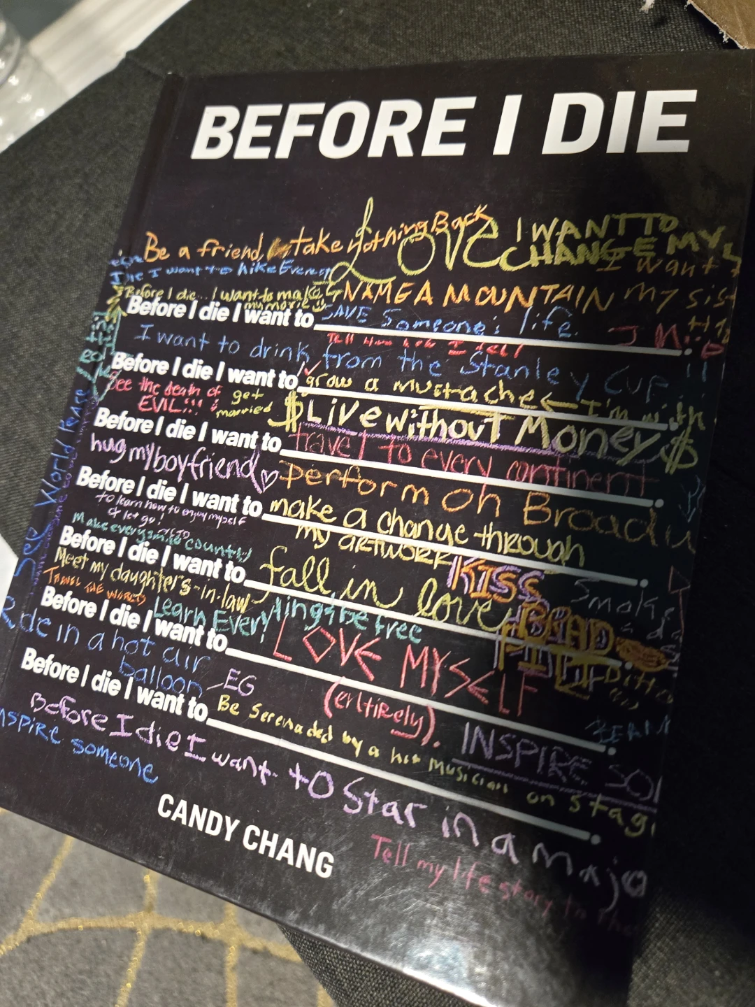 Before I Die Journal by Candy Chang
