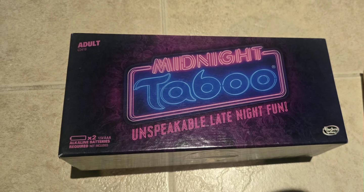Midnight Taboo Adult Party Game