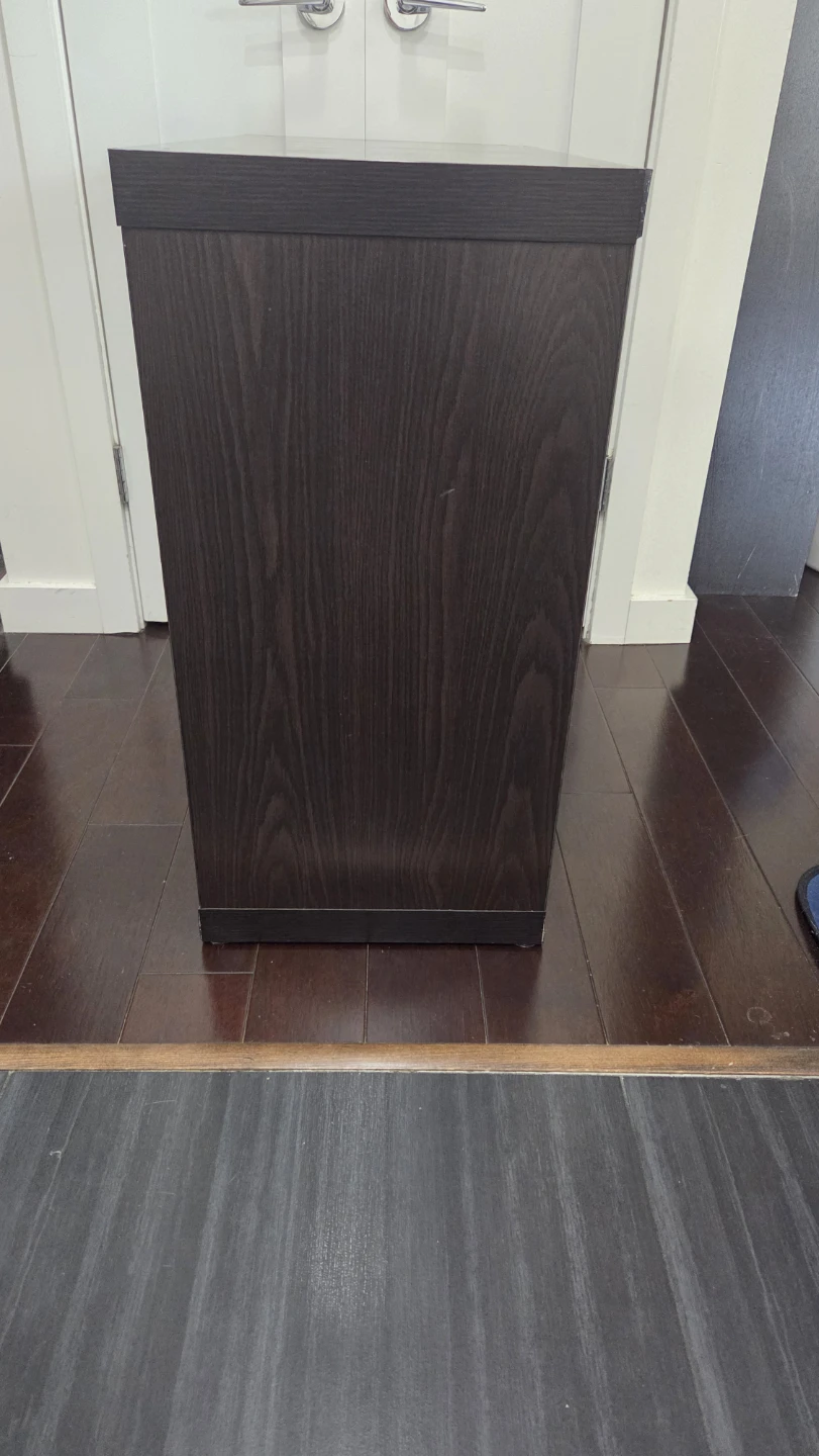IKEA Kallax Dark Brown 4-Cube Storage Shelf Unit - photo 4