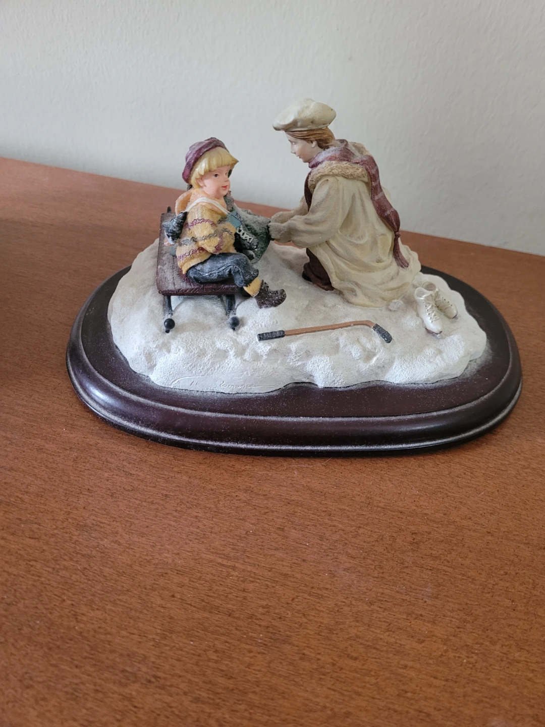 Trisha Romance "Evening Skaters" Music Box