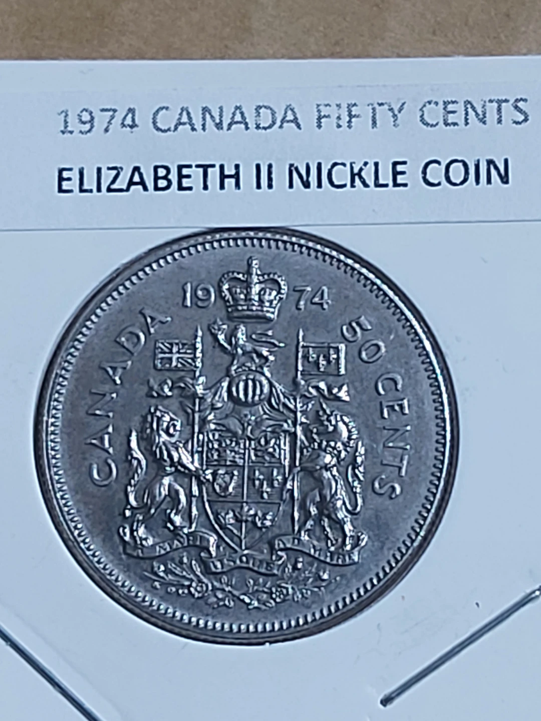 1974 Canada 50 Cents Coin - Elizabeth II