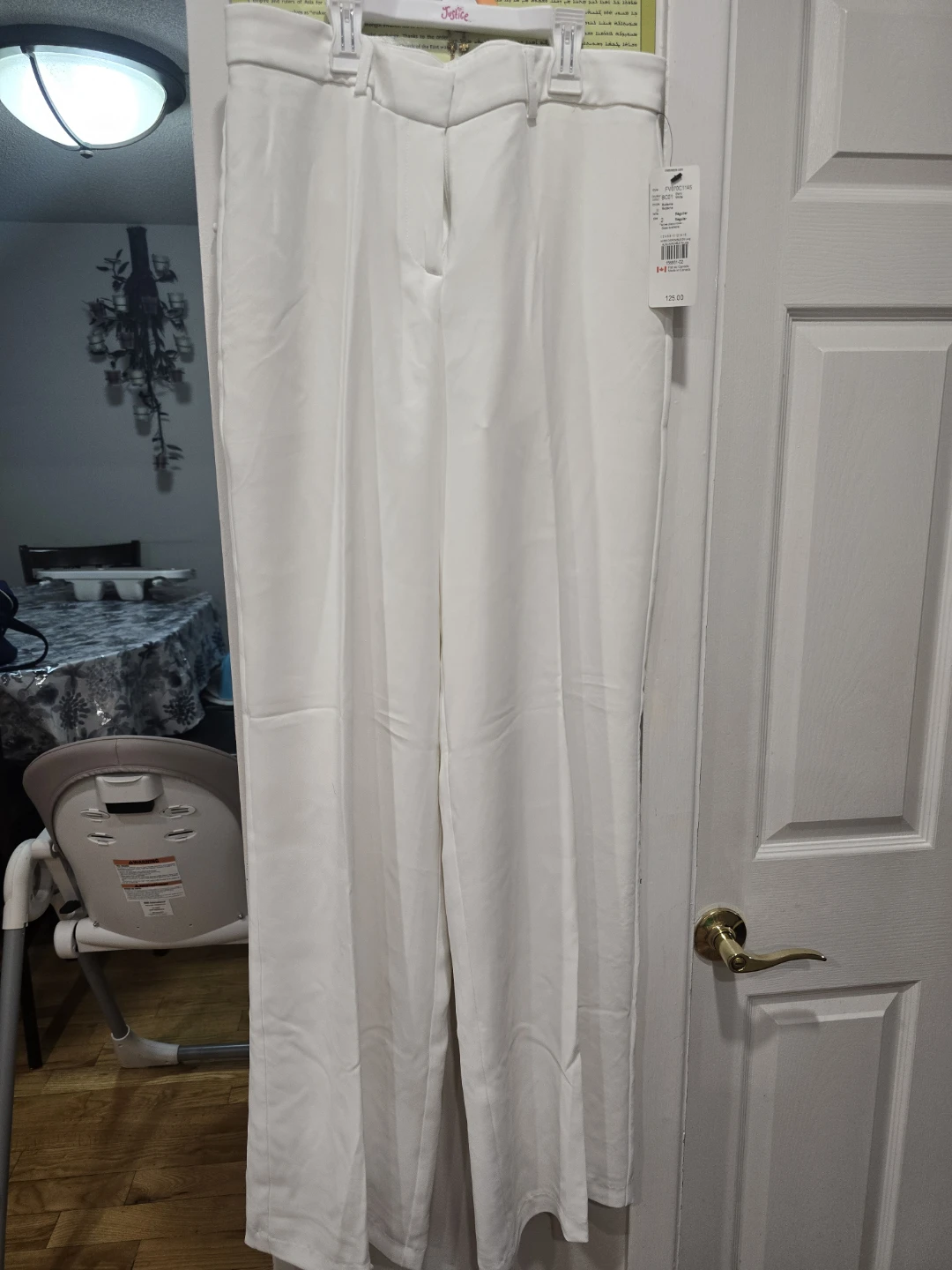 Tristan White Sleeveless Ruffled Top Size XS - photo 3