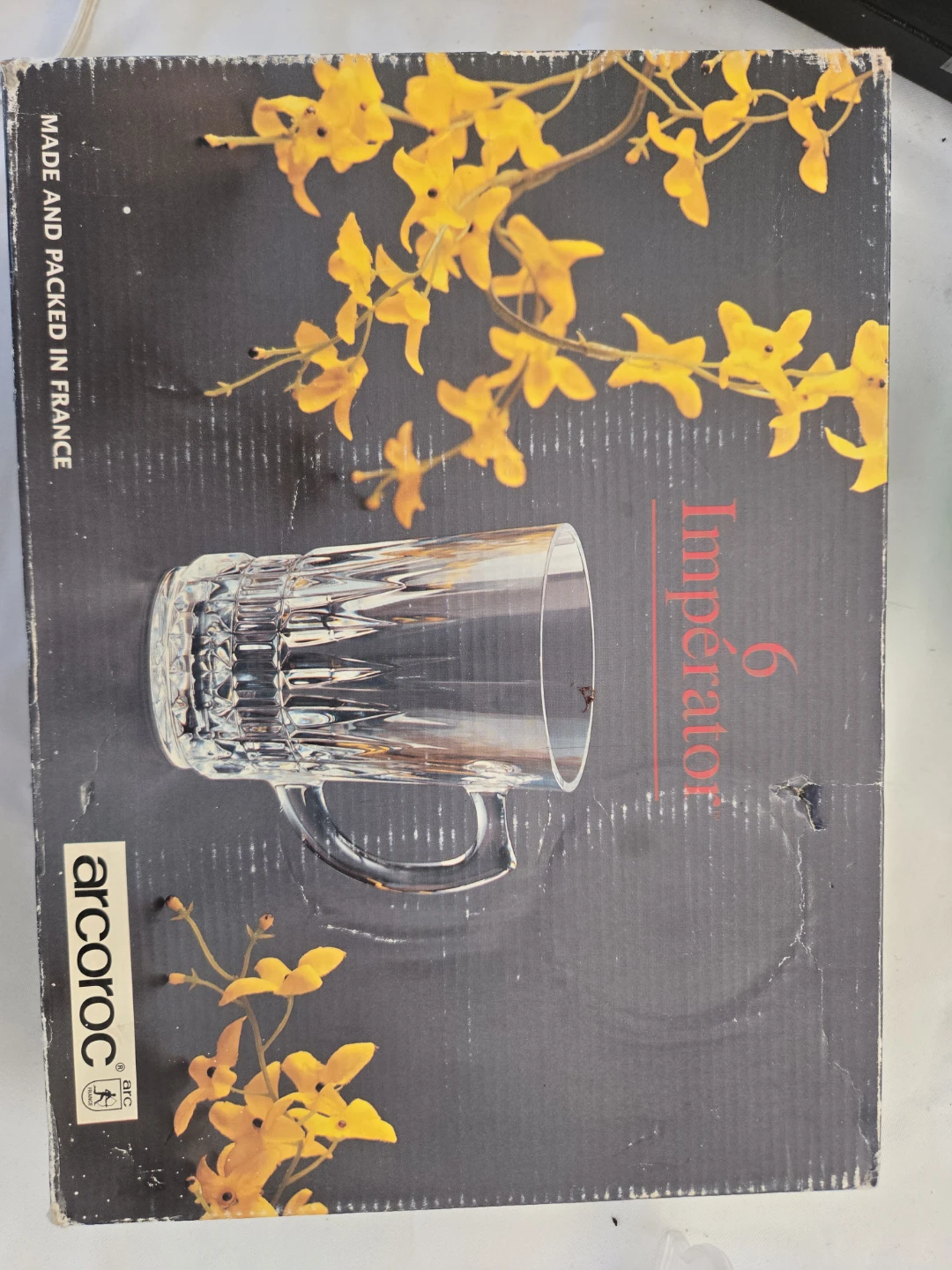 Arcoroc Imperator Beer Glasses - Set of 6