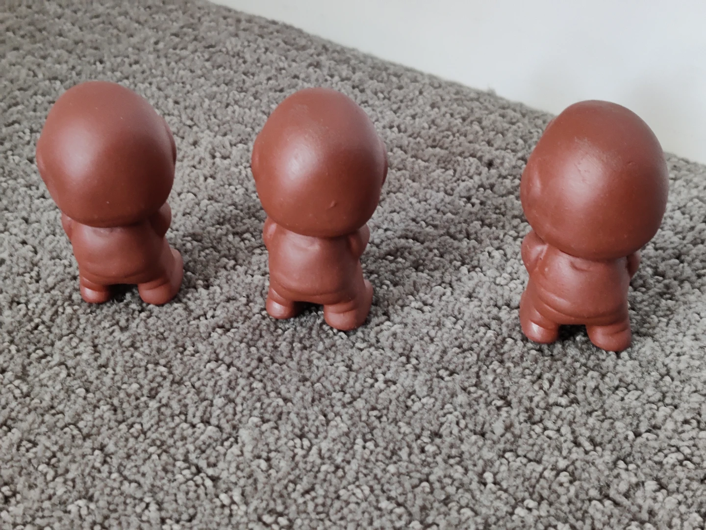 Clay Tea Set Pee Boy Thumb Doll Cute Tea Pet Figurine (Set of 3) - photo 5