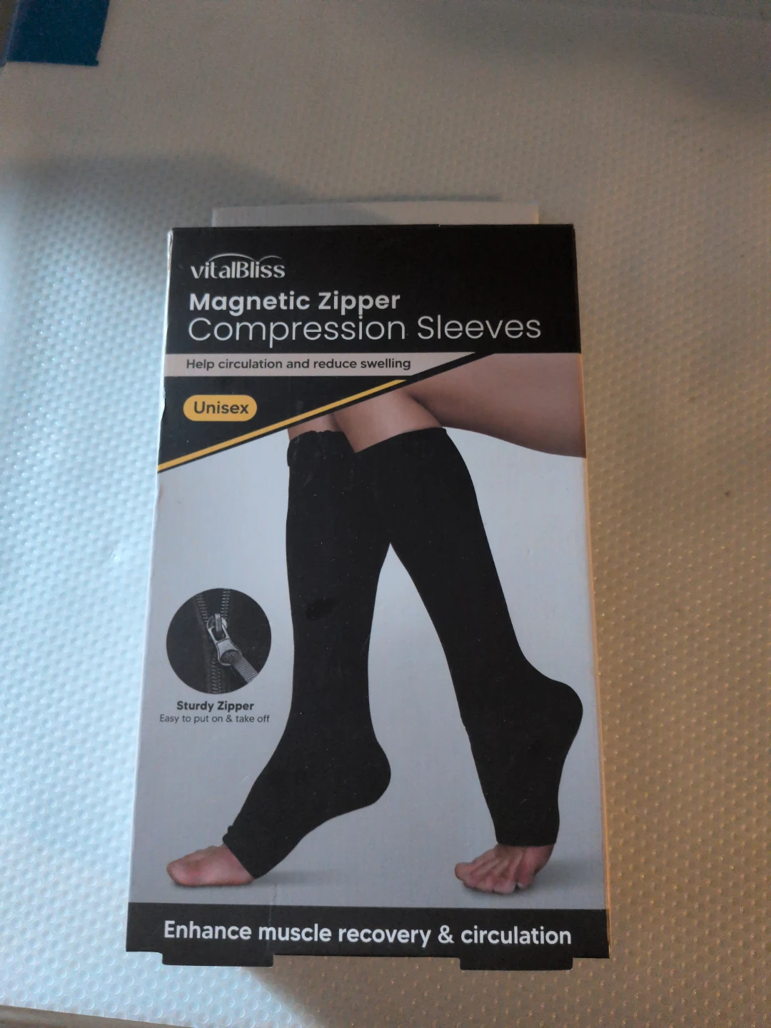 VitalBliss Magnetic Zipper Compression Sleeves