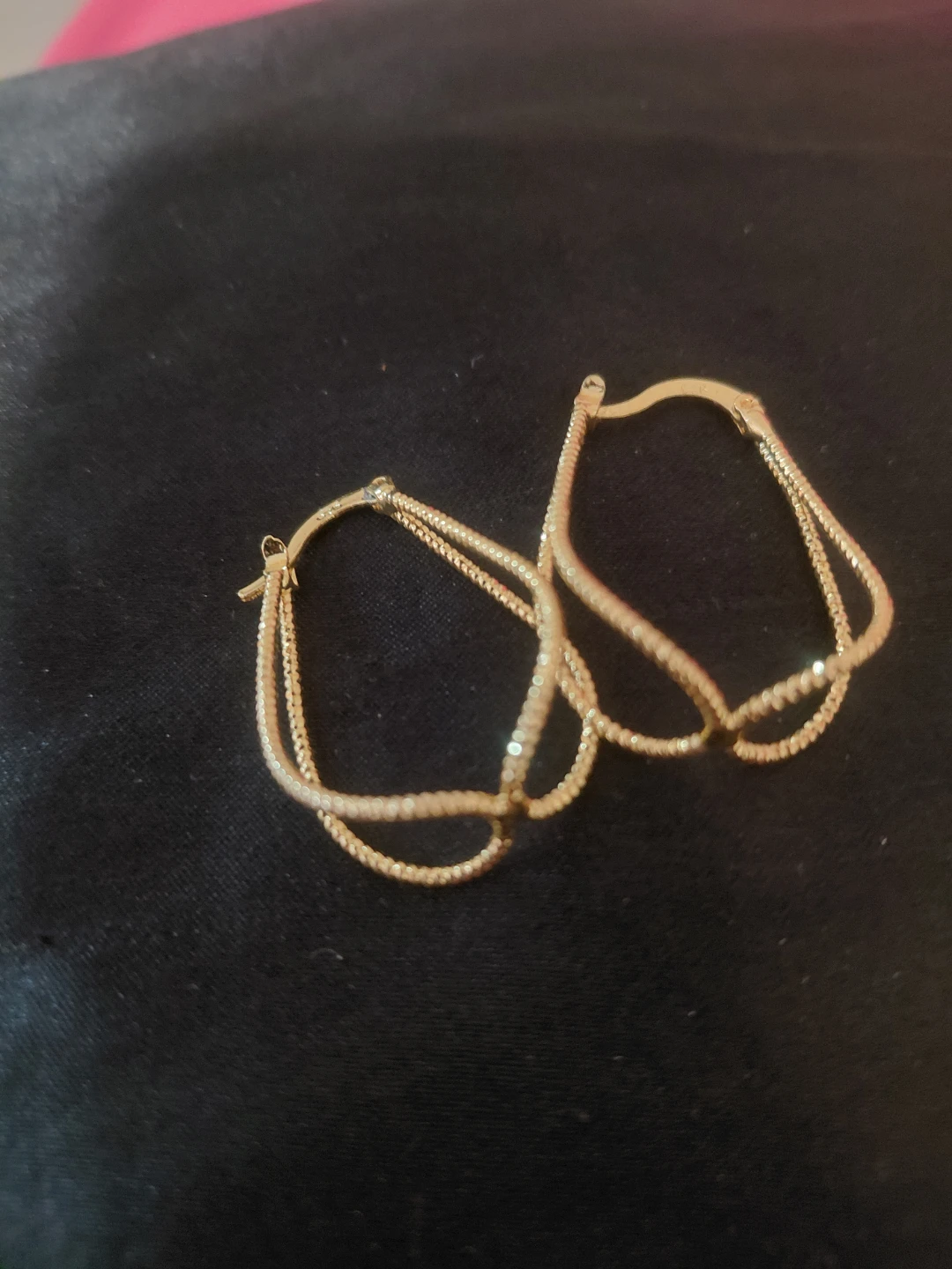 24k gold earrings and new ✨️