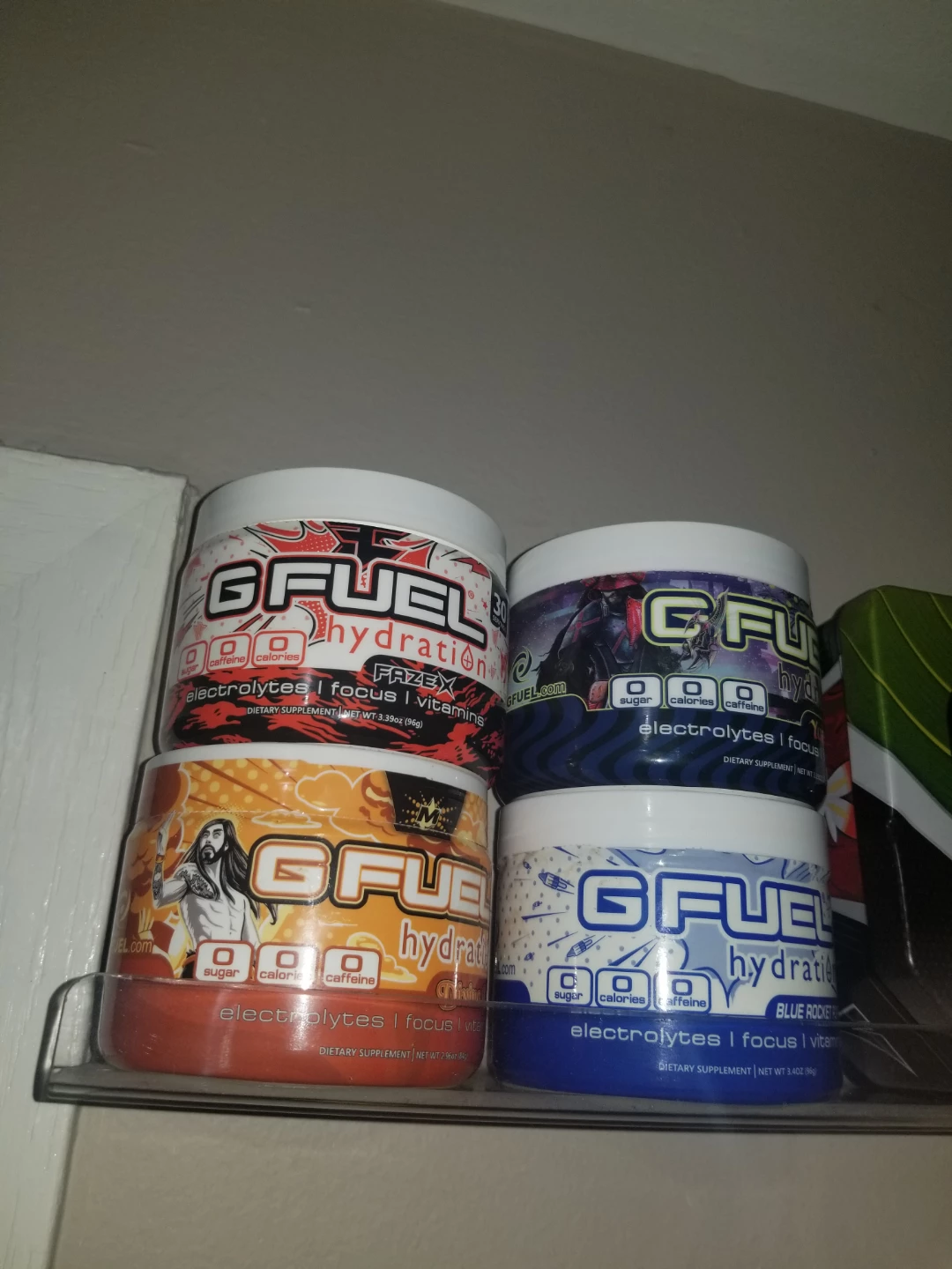 G FUEL Hydration Powder - Fazex, Blue Rocket, & More