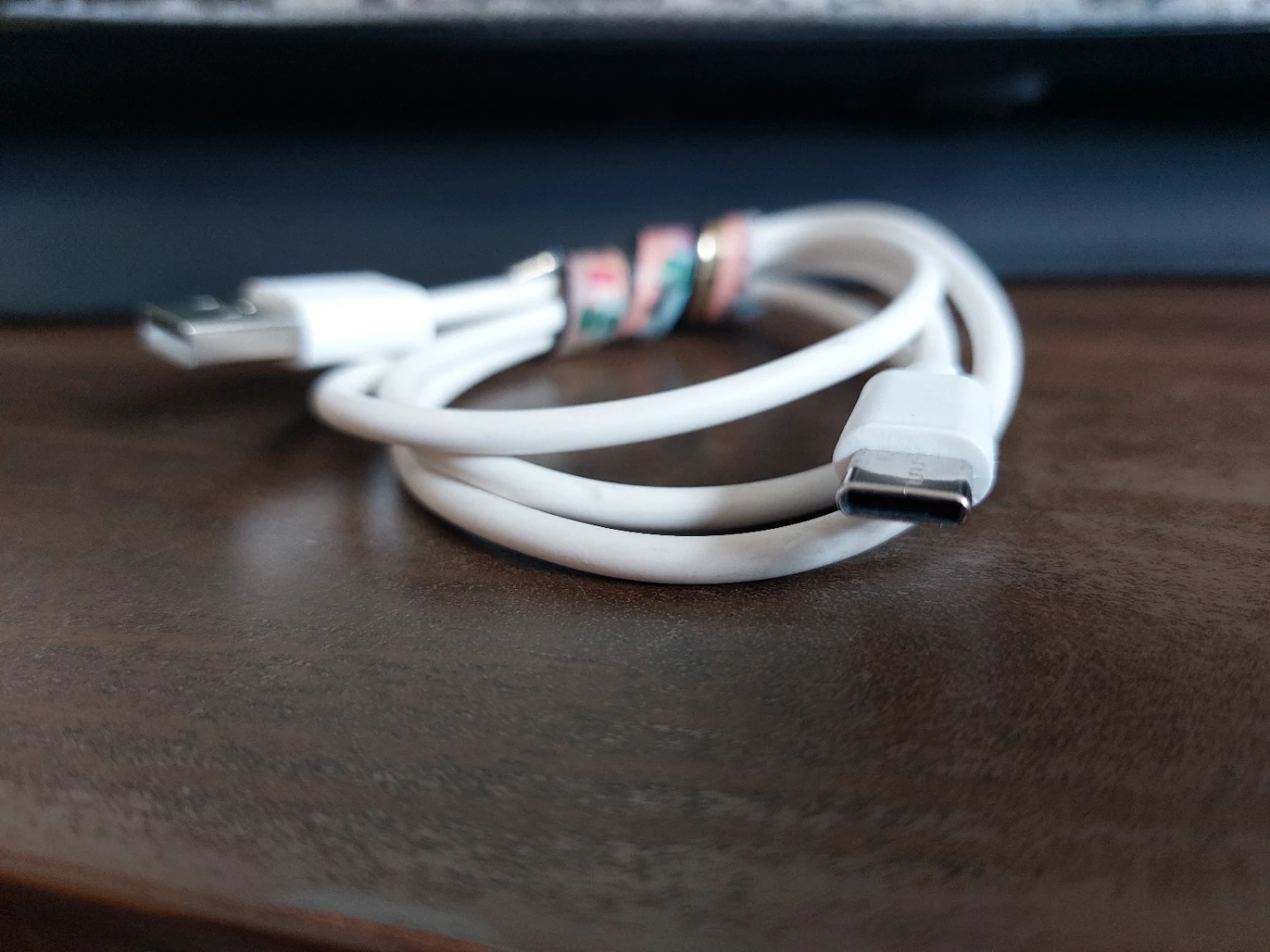 🥕 USB A to USB C Cable, 2.5ft, for charging only - photo 2