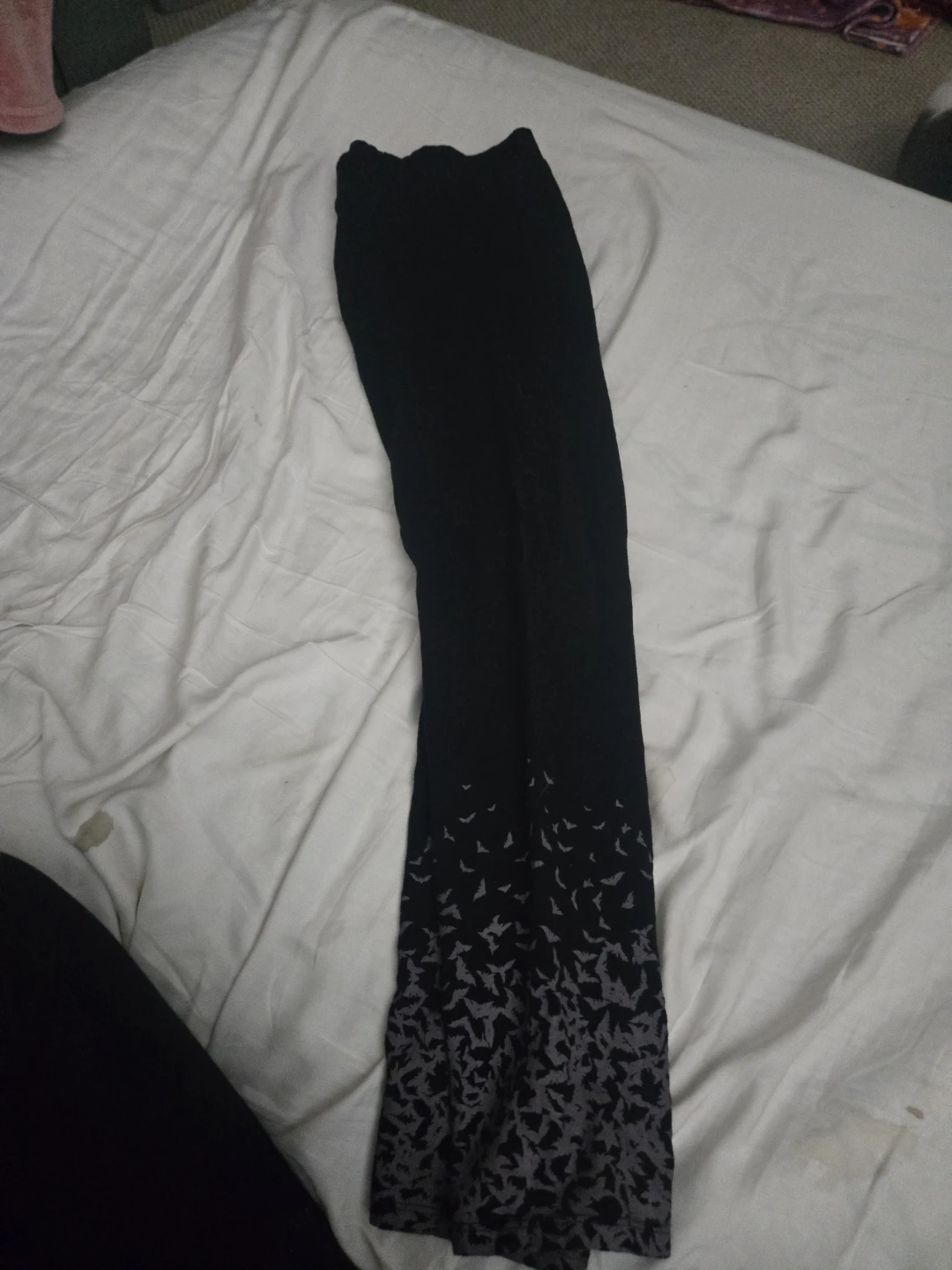 Torrid Black Bat Print Leggings Size 2