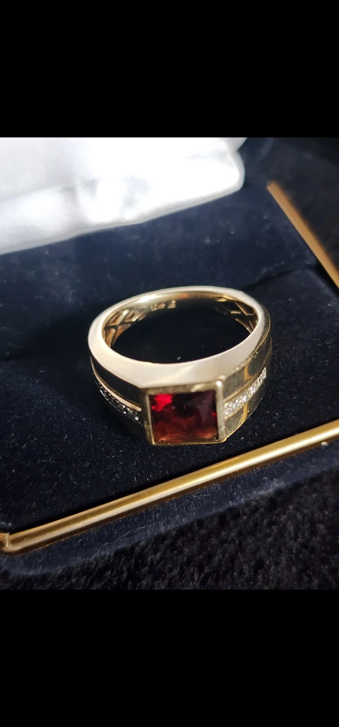 10k Gold Solitaire Ring - photo 3