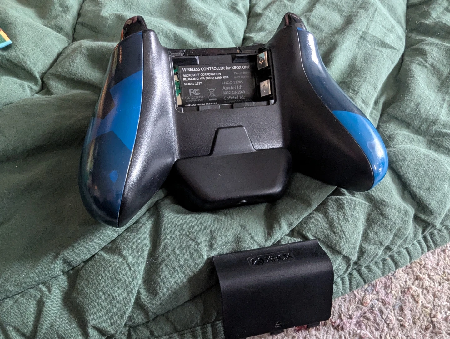 Xbox One Wireless Controller - Blue - photo 3