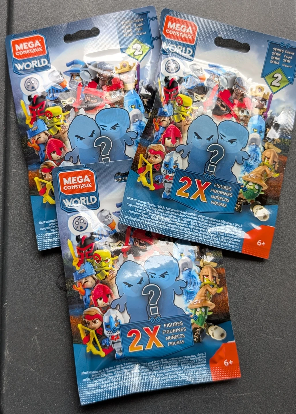 Mega Construx World Series 2 Blind Bags - 3 Pack