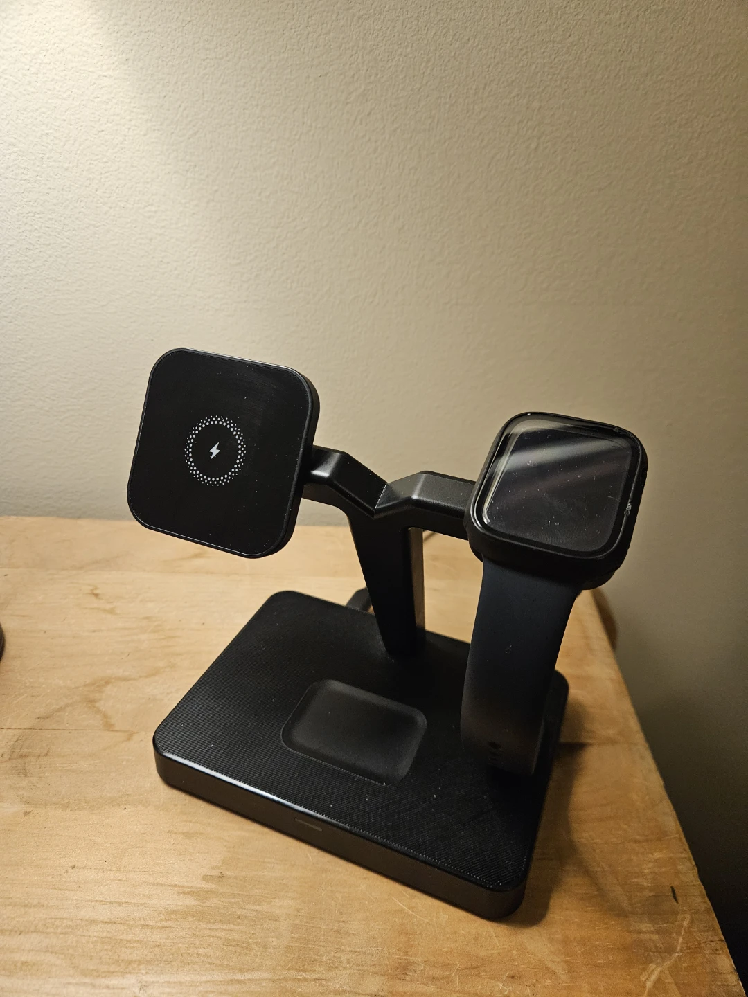 A Wireless Charging Stand for Smartwatch and Phone