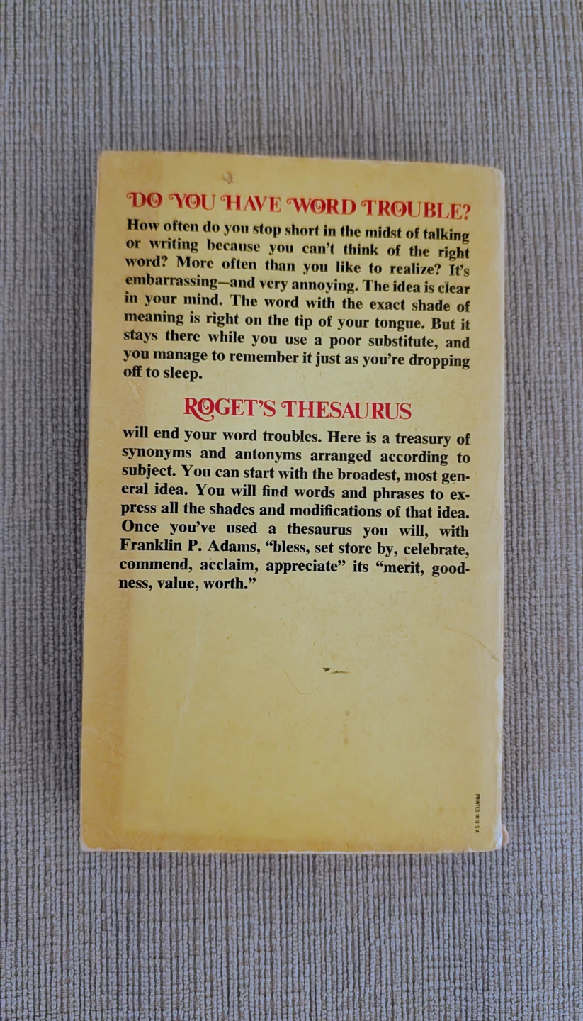 Roget's Pocket Thesaurus - photo 2