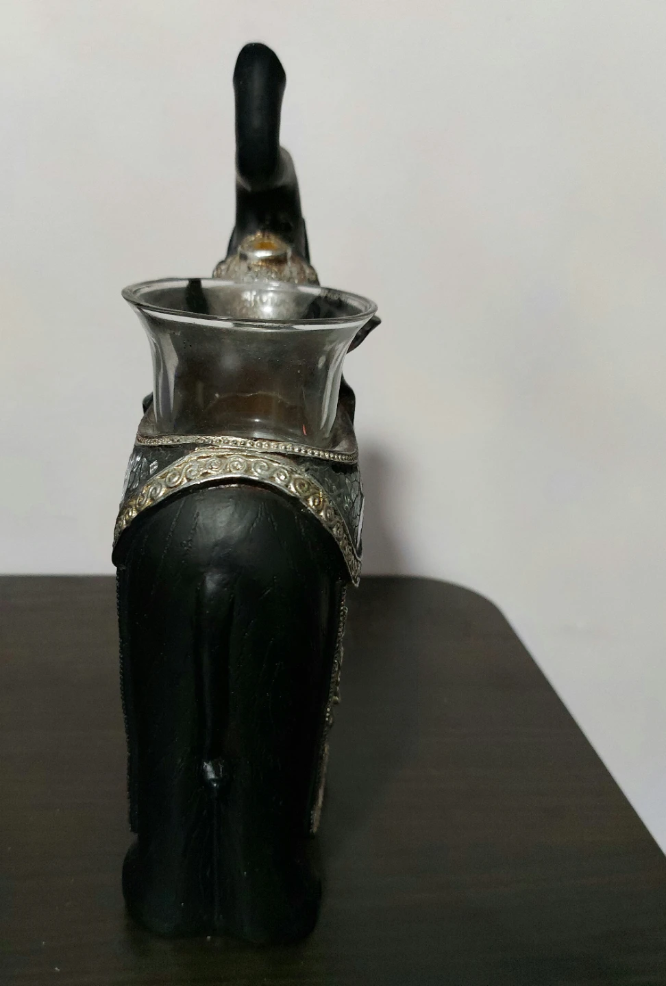 Black Elephant Votive Candle Holder - photo 2