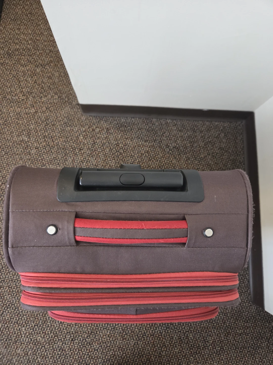 Brown and Red Carry-On - photo 2