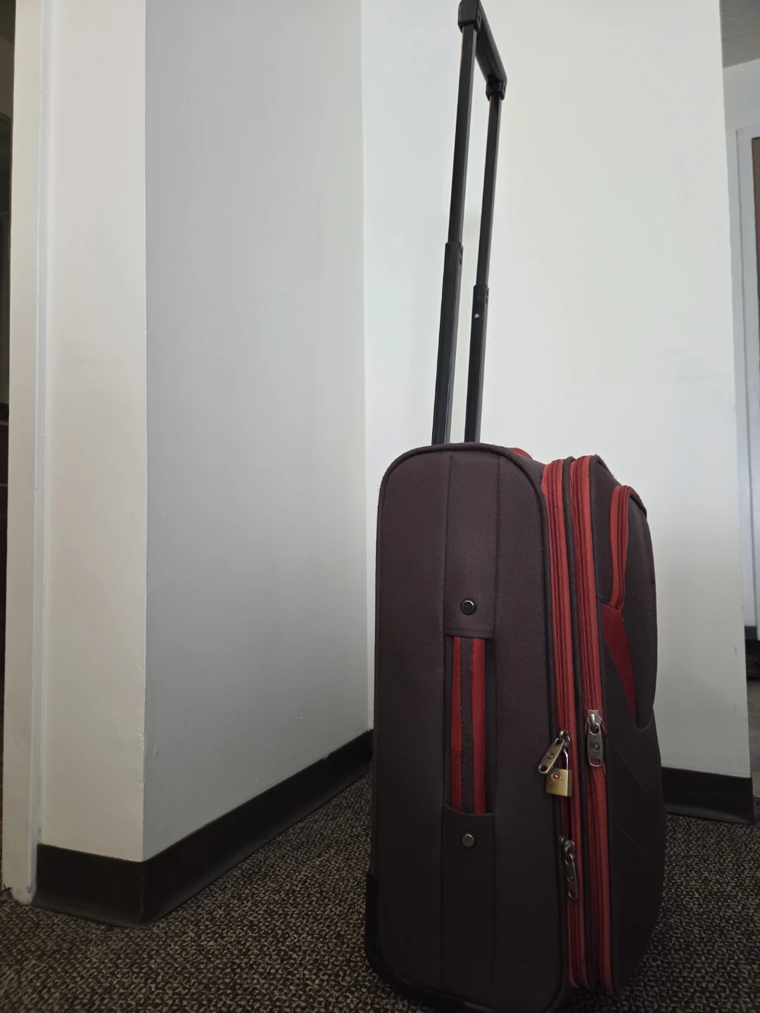 Brown and Red Carry-On - photo 4