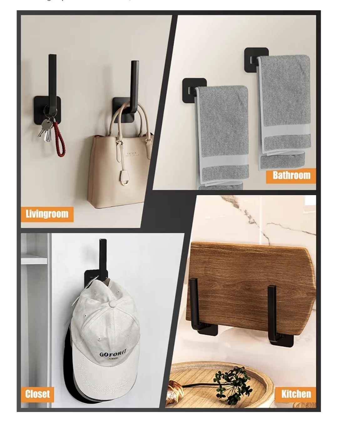 Hat Rack for Hat Storage (6-Pack) 🥕 - photo 2