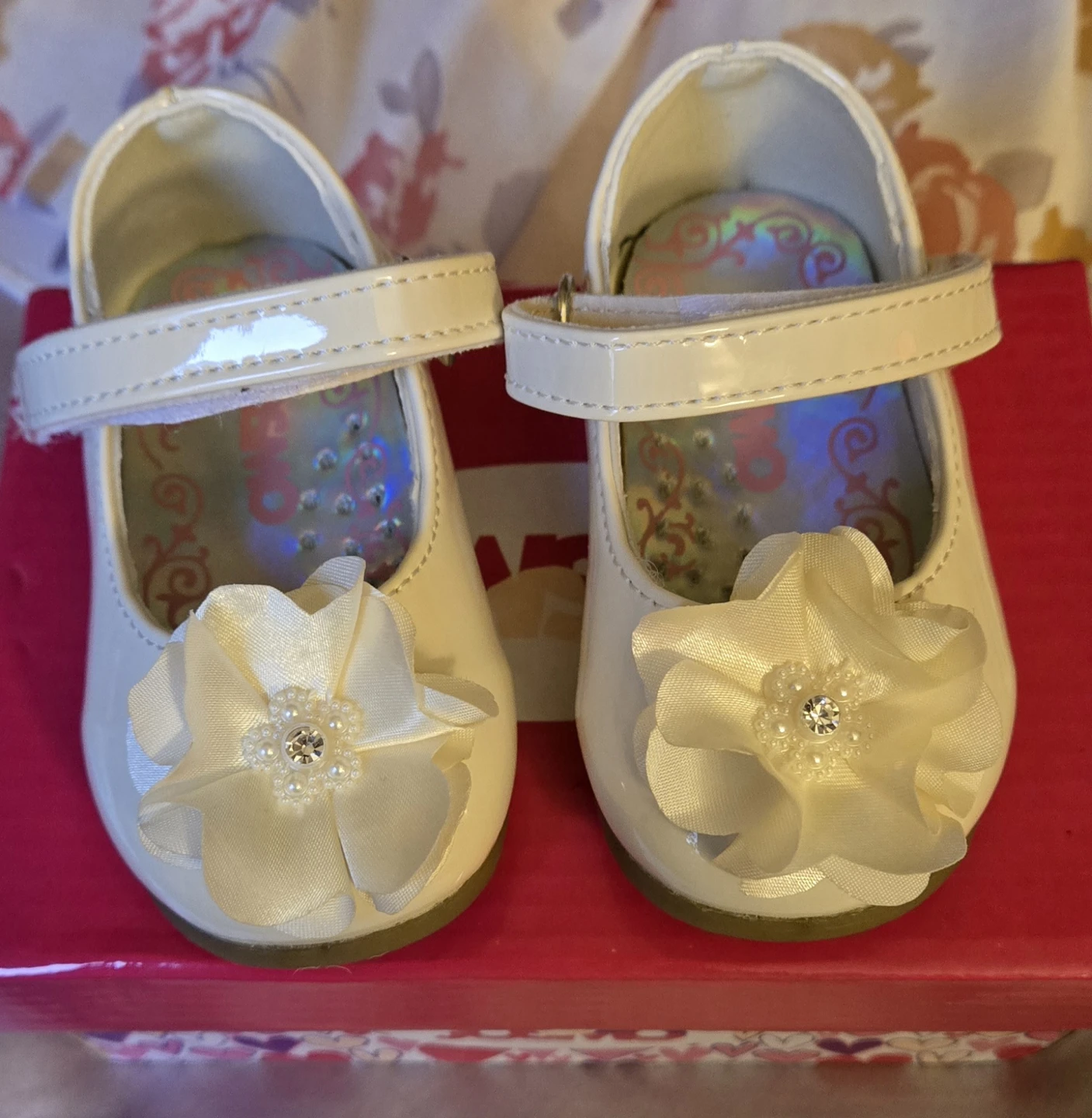 Baby Girl Floral Dress and Shoes Set - photo 2