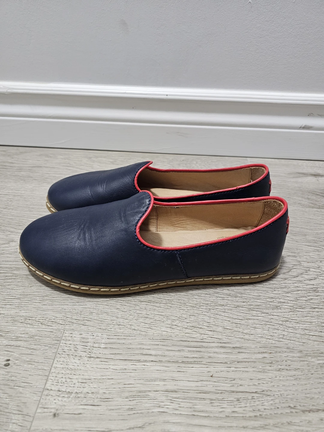 CHARIX Navy Leather Loafers - photo 2