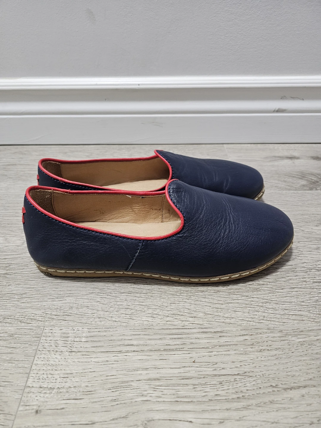 CHARIX Navy Leather Loafers - photo 3