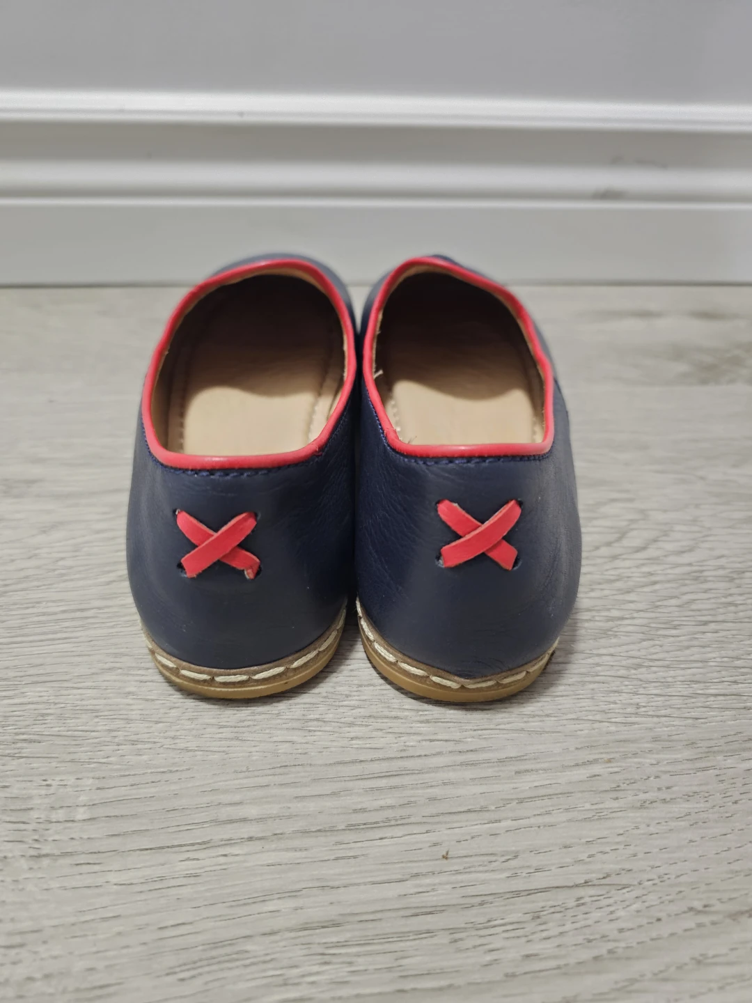 CHARIX Navy Leather Loafers - photo 4