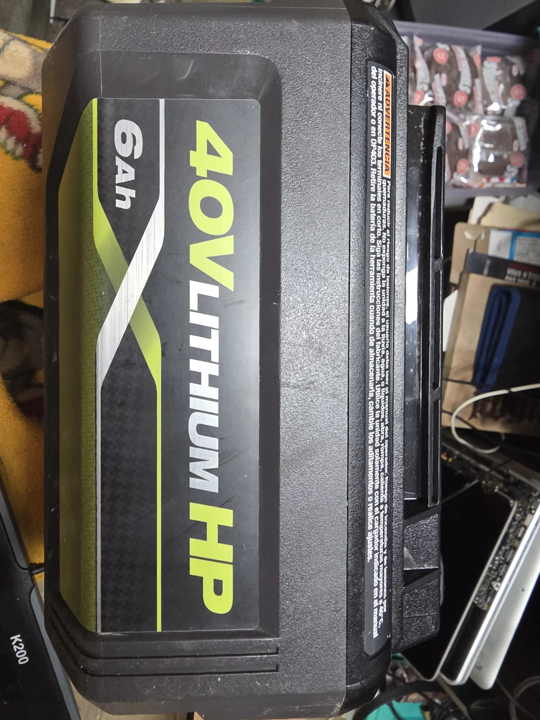 Ryobi 40V Lithium HP 6Ah Battery - photo 2