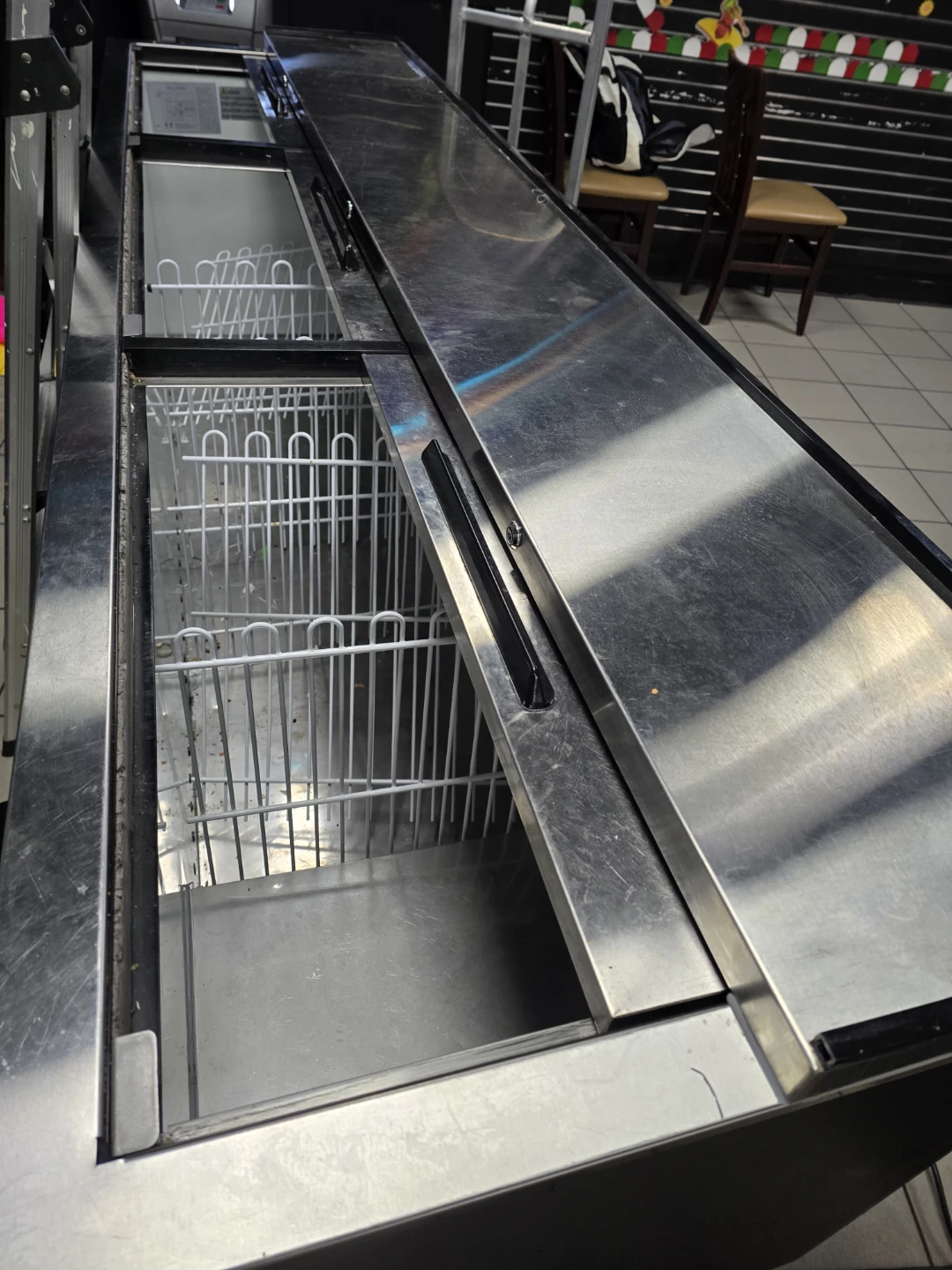Stainless Steel Commercial Display Cooler. Used 1 year