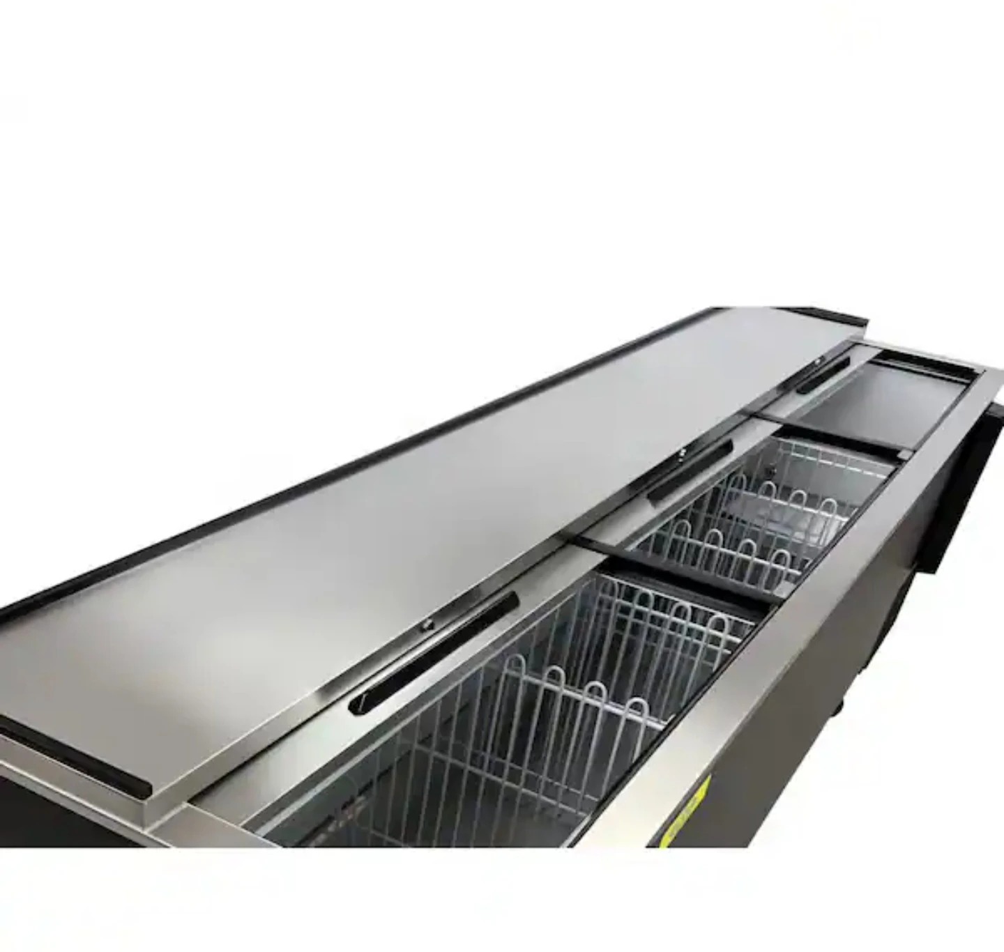 Stainless Steel Commercial Display Cooler. Used 1 year - photo 2