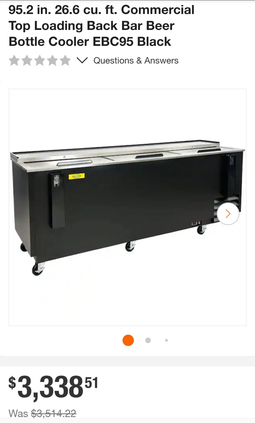 Stainless Steel Commercial Display Cooler. Used 1 year - photo 3