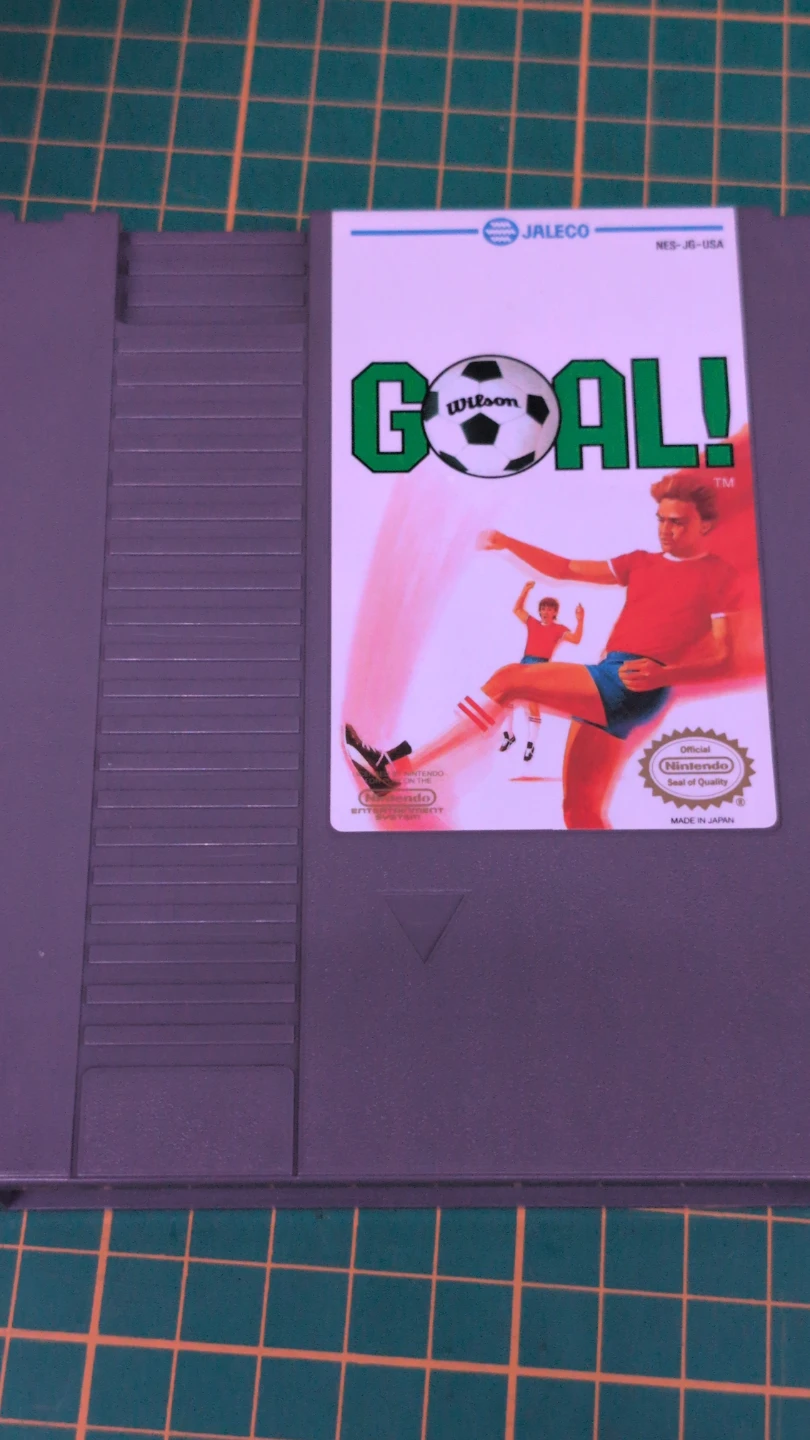 Goal! Nintendo NES Game Cartridge