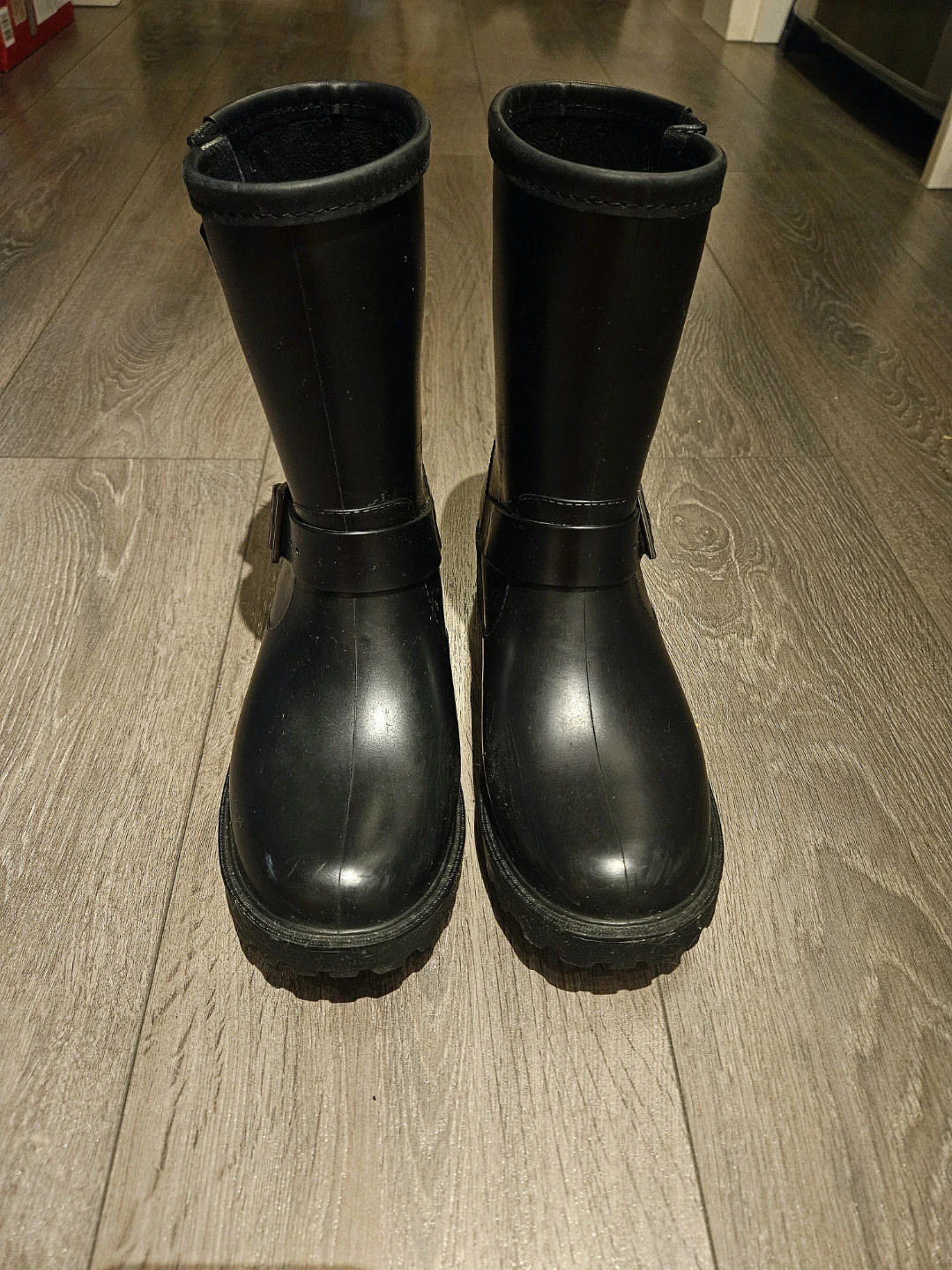 Michael Kors Black Rubber Buckle Rain Boots - photo 2