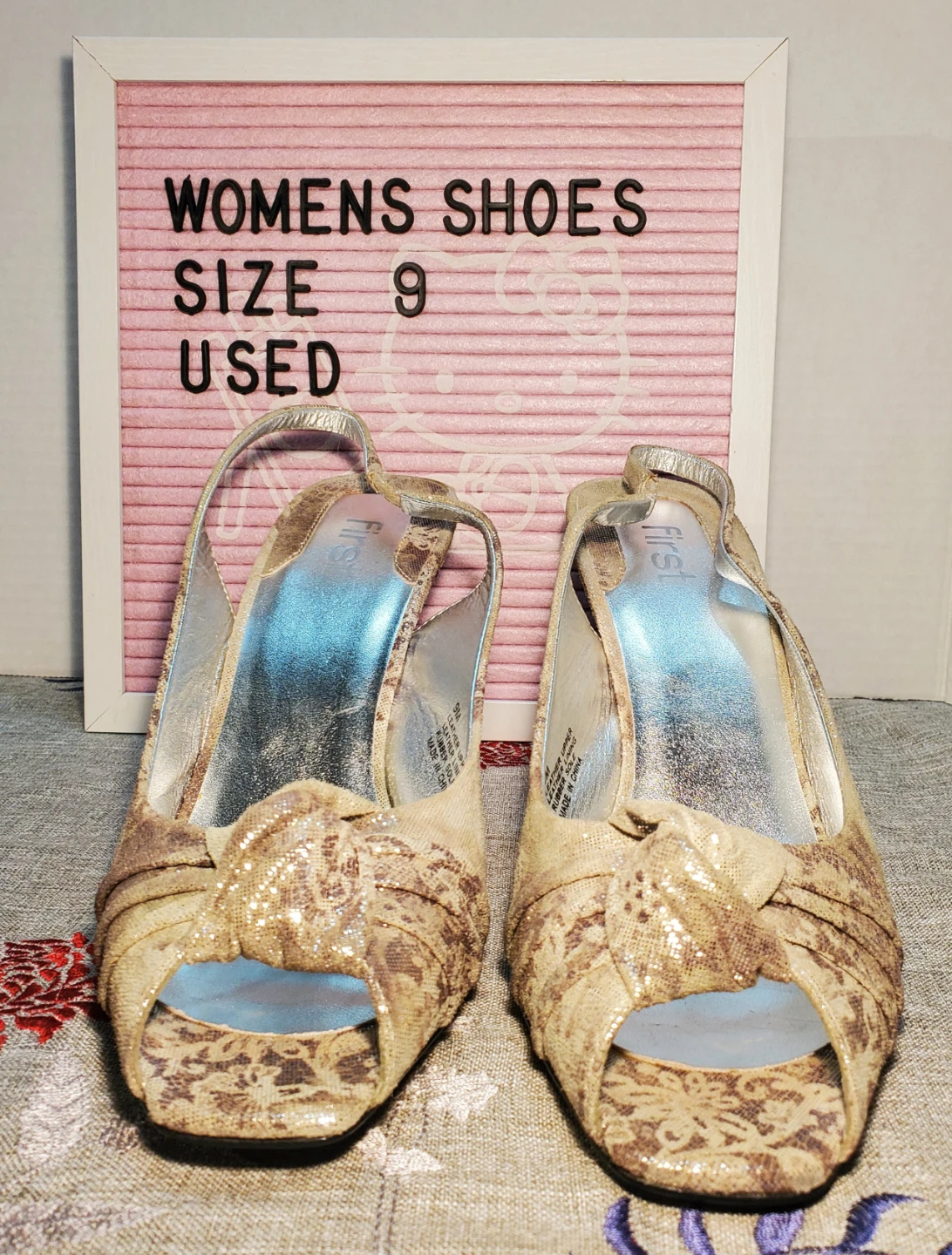 Feet First Women's Heeled Slingbacks Size 9 - photo 2