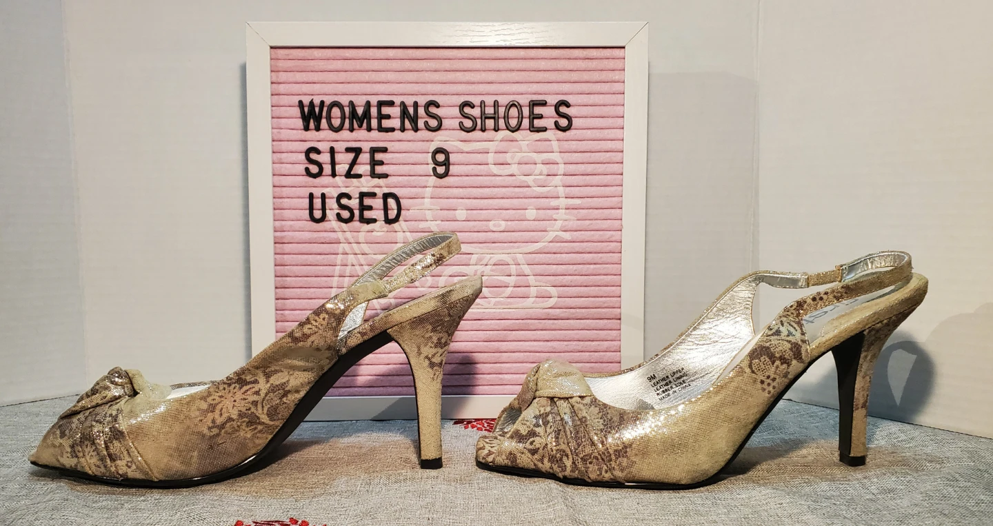 Feet First Women's Heeled Slingbacks Size 9 - photo 4