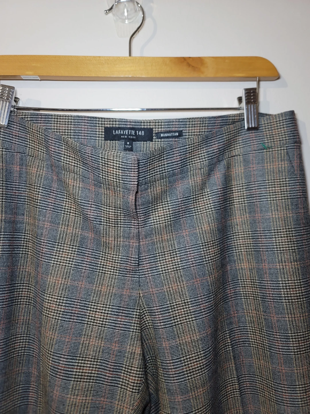 Lafayette 148 Virgin Wool Trousers Sz 8 Old Money Office - photo 2