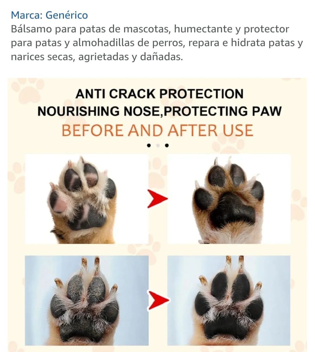 Paw Balm for Pets - Moisturizing and Protective - photo 2