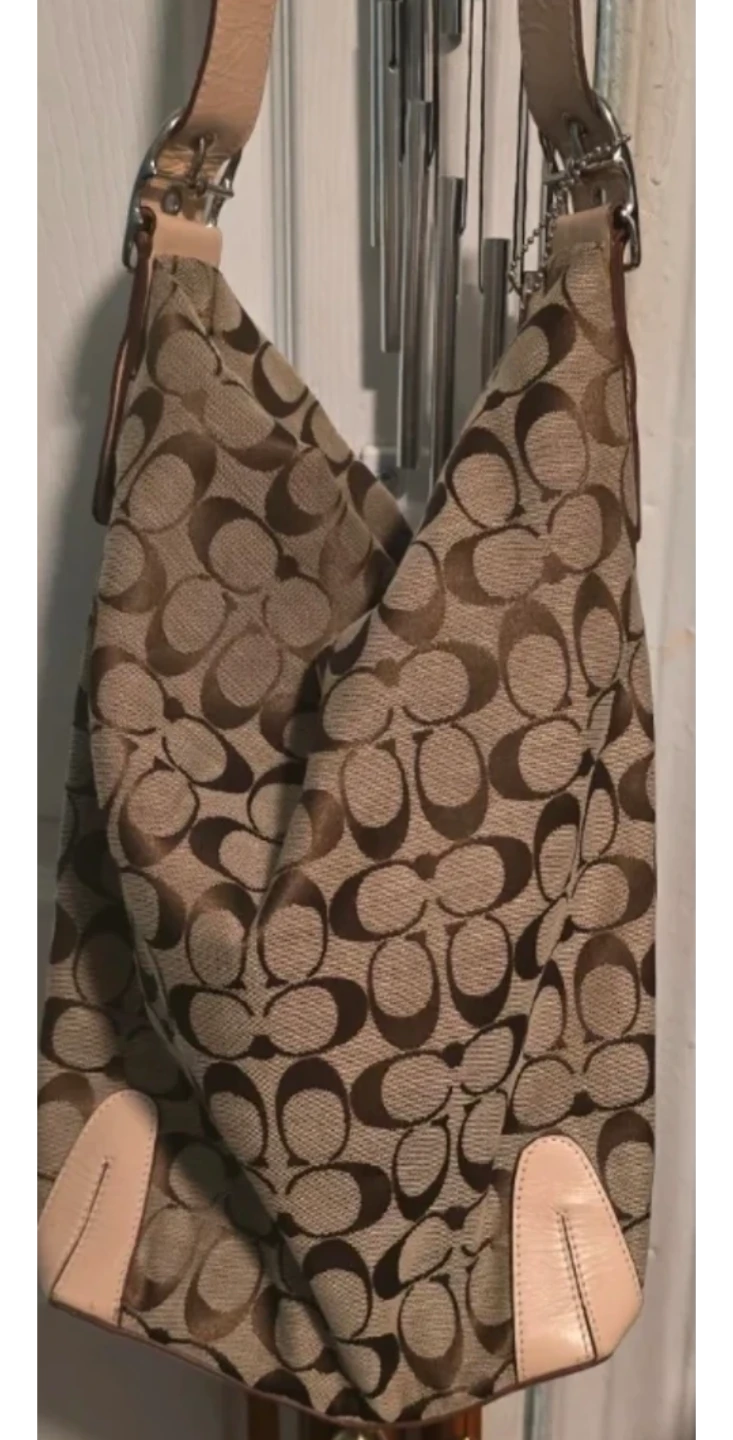 Coach Monogram Shoulder Bag