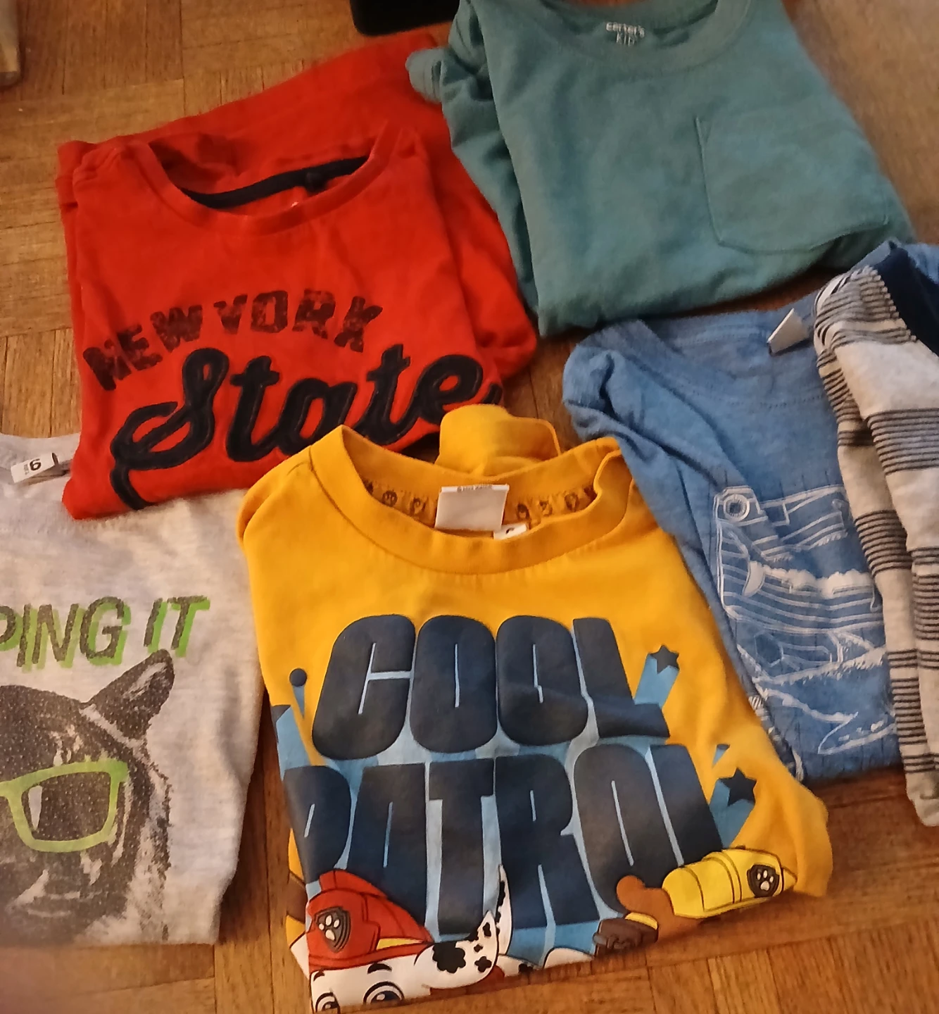 Bundle of 6 Boys T-Shirts size 6