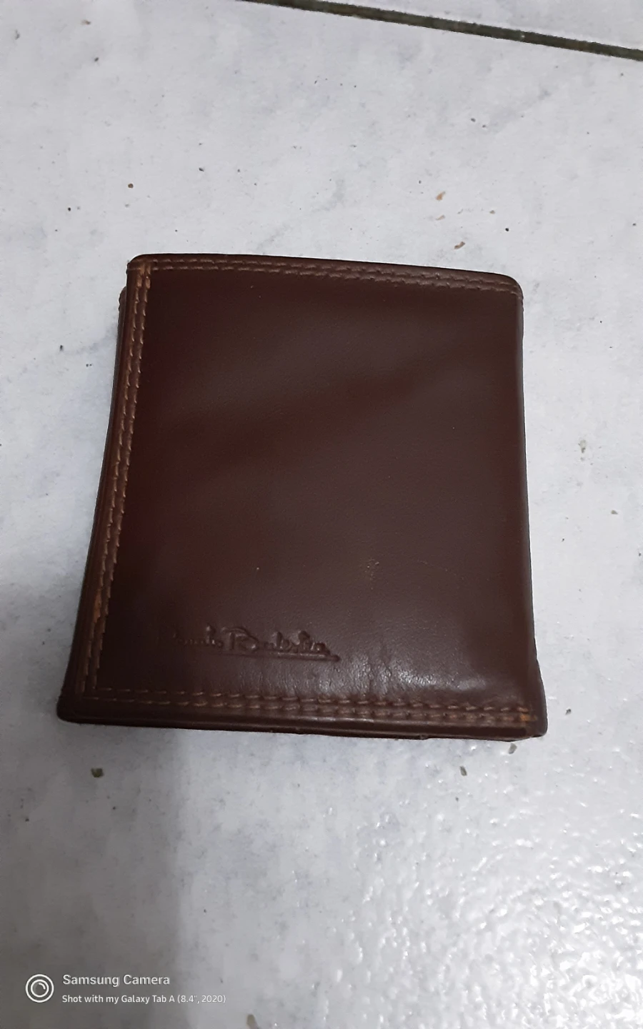 Brown Leather Bi-Fold Wallet 100% leather - photo 3
