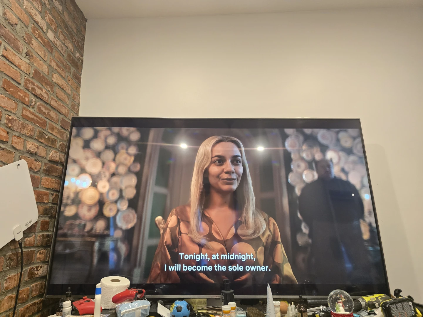 Large Flat Screen TV