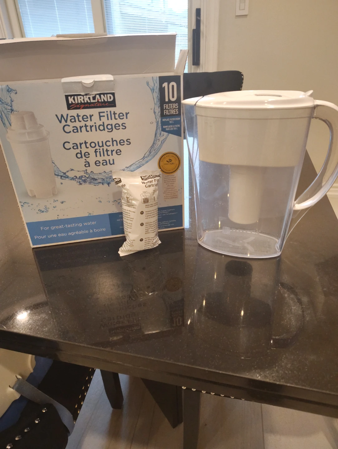 Brita Water Pitcher with 6 Kirkland  Filters